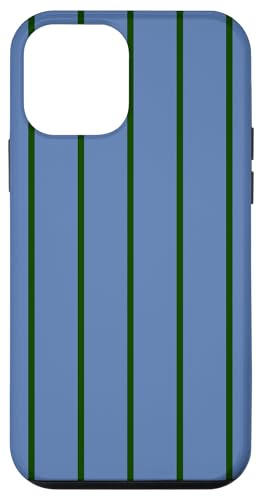Blue and Green Stripes Thin Vertical Lines Retro Aesthetic Hülle für iPhone 12 mini Blue and Green Stripes Thin Vertical Lines Retro Aesthetic Hülle für iPhone 12 mini von Annalisse Striped Creations Co.