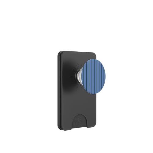 Blue and Green Stripes Thin Vertical Lines Retro Aesthetic PopSockets PopWallet für MagSafe Blue and Green Stripes Thin Vertical Lines Retro Aesthetic PopSockets PopWallet für MagSafe von Annalisse Striped Creations Co.