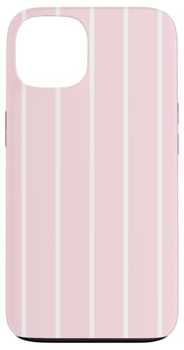 Blush Pink Stripes Thin Vertical White Lines Retro Decor Hülle für iPhone 13 Blush Pink Stripes Thin Vertical White Lines Retro Decor Hülle für iPhone 13 von Annalisse Striped Creations Co.