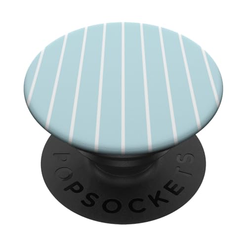 Light Blue Stripes Thin Vertical Lines Retro Aesthetic PopSockets Klebender PopGrip Light Blue Stripes Thin Vertical Lines Retro Aesthetic PopSockets Klebender PopGrip von Annalisse Striped Creations Co.