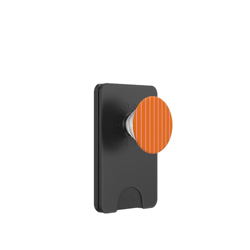 Orange and Pink Stripes Thin Vertical Lines Girl Preppy PopSockets PopWallet für MagSafe Orange and Pink Stripes Thin Vertical Lines Girl Preppy PopSockets PopWallet für MagSafe von Annalisse Striped Creations Co.