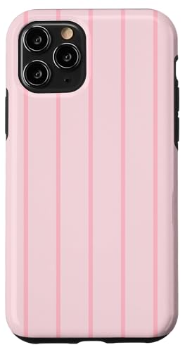Pastel Pink Stripes Thin Vertical Lines Retro Y2K Aesthetic Hülle für iPhone 11 Pro Pastel Pink Stripes Thin Vertical Lines Retro Y2K Aesthetic Hülle für iPhone 11 Pro von Annalisse Striped Creations Co.