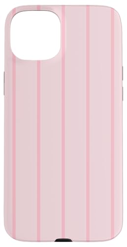 Pastel Pink Stripes Thin Vertical Lines Retro Y2K Aesthetic Hülle für iPhone 15 Plus Pastel Pink Stripes Thin Vertical Lines Retro Y2K Aesthetic Hülle für iPhone 15 Plus von Annalisse Striped Creations Co.