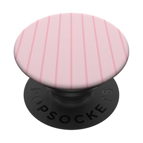 Pastel Pink Stripes Thin Vertical Lines Retro Y2K Aesthetic PopSockets Klebender PopGrip Pastel Pink Stripes Thin Vertical Lines Retro Y2K Aesthetic PopSockets Klebender PopGrip von Annalisse Striped Creations Co.
