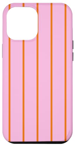 Pink and Orange Stripes Thin Vertical Lines Retro Aesthetic Hülle für iPhone 12 Pro Max Pink and Orange Stripes Thin Vertical Lines Retro Aesthetic Hülle für iPhone 12 Pro Max von Annalisse Striped Creations Co.