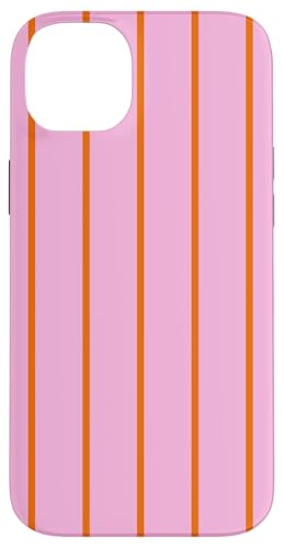 Pink and Orange Stripes Thin Vertical Lines Retro Aesthetic Hülle für iPhone 14 Plus Pink and Orange Stripes Thin Vertical Lines Retro Aesthetic Hülle für iPhone 14 Plus von Annalisse Striped Creations Co.