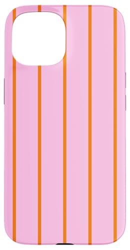 Pink and Orange Stripes Thin Vertical Lines Retro Aesthetic Hülle für iPhone 15 Pink and Orange Stripes Thin Vertical Lines Retro Aesthetic Hülle für iPhone 15 von Annalisse Striped Creations Co.
