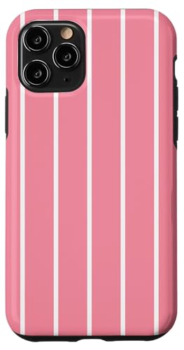 Pink and White Stripes Thin Vertical Lines Retro Aesthetic Hülle für iPhone 11 Pro Pink and White Stripes Thin Vertical Lines Retro Aesthetic Hülle für iPhone 11 Pro von Annalisse Striped Creations Co.