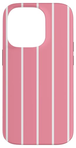 Pink and White Stripes Thin Vertical Lines Retro Aesthetic Hülle für iPhone 14 Pro Pink and White Stripes Thin Vertical Lines Retro Aesthetic Hülle für iPhone 14 Pro von Annalisse Striped Creations Co.