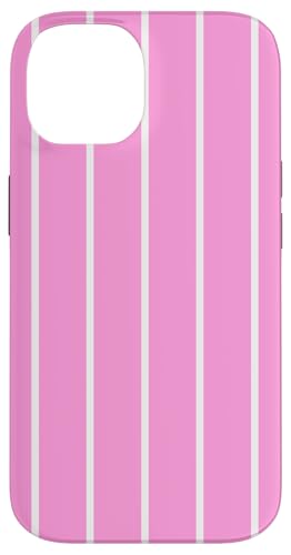 Pink with White Stripes Thin Vertical Lines Retro Aesthetic Hülle für iPhone 14 Pink with White Stripes Thin Vertical Lines Retro Aesthetic Hülle für iPhone 14 von Annalisse Striped Creations Co.