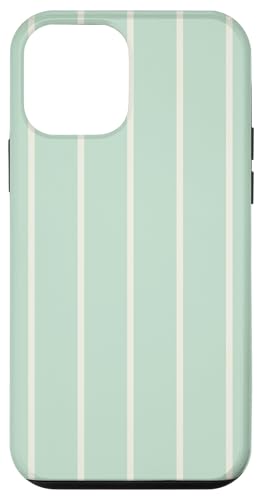 Sage Green Stripes Thin Vertical Lines Modern Minimalist Hülle für iPhone 12 mini Sage Green Stripes Thin Vertical Lines Modern Minimalist Hülle für iPhone 12 mini von Annalisse Striped Creations Co.