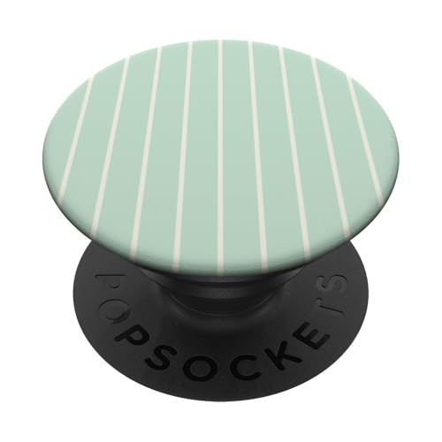 Sage Green Stripes Thin Vertical Lines Modern Minimalist PopSockets Klebender PopGrip Sage Green Stripes Thin Vertical Lines Modern Minimalist PopSockets Klebender PopGrip von Annalisse Striped Creations Co.