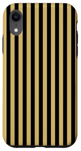 Black and Yellow Stripes Geometric Vertical Lines Pattern Hülle für iPhone XR Black and Yellow Stripes Geometric Vertical Lines Pattern Hülle für iPhone XR von Annalisse Striped Creations