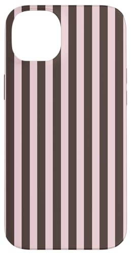 Brown and Pink Stripes Geometric Vertical Lines Boho Pattern Hülle für iPhone 14 Plus Brown and Pink Stripes Geometric Vertical Lines Boho Pattern Hülle für iPhone 14 Plus von Annalisse Striped Creations