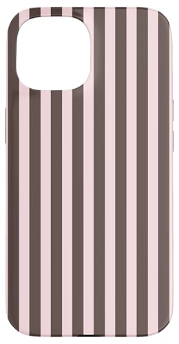 Brown and Pink Stripes Geometric Vertical Lines Boho Pattern Hülle für iPhone 15 Brown and Pink Stripes Geometric Vertical Lines Boho Pattern Hülle für iPhone 15 von Annalisse Striped Creations