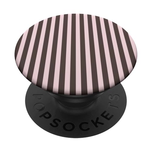 Brown and Pink Stripes Geometric Vertical Lines Boho Pattern PopSockets Klebender PopGrip Brown and Pink Stripes Geometric Vertical Lines Boho Pattern PopSockets Klebender PopGrip von Annalisse Striped Creations