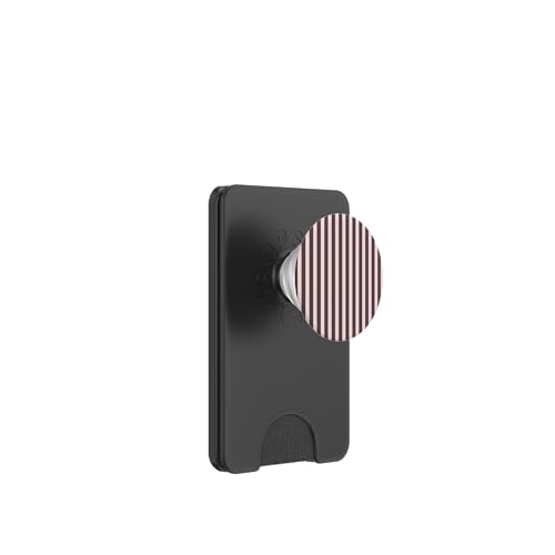 Brown and Pink Stripes Geometric Vertical Lines Boho Pattern PopSockets PopWallet für MagSafe Brown and Pink Stripes Geometric Vertical Lines Boho Pattern PopSockets PopWallet für MagSafe von Annalisse Striped Creations