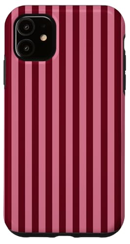 Burgundy and Pink Stripes Geometric Vertical Lines Trendy Hülle für iPhone 11 Burgundy and Pink Stripes Geometric Vertical Lines Trendy Hülle für iPhone 11 von Annalisse Striped Creations