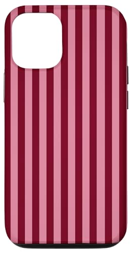 Burgundy and Pink Stripes Geometric Vertical Lines Trendy Hülle für iPhone 12/12 Pro Burgundy and Pink Stripes Geometric Vertical Lines Trendy Hülle für iPhone 12/12 Pro von Annalisse Striped Creations