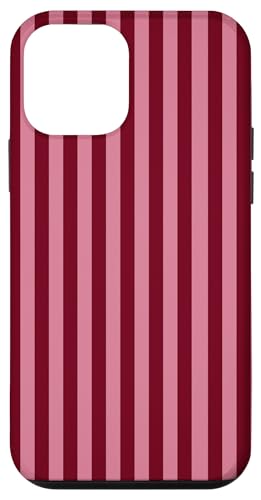 Burgundy and Pink Stripes Geometric Vertical Lines Trendy Hülle für iPhone 12 mini Burgundy and Pink Stripes Geometric Vertical Lines Trendy Hülle für iPhone 12 mini von Annalisse Striped Creations