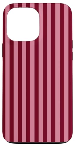 Burgundy and Pink Stripes Geometric Vertical Lines Trendy Hülle für iPhone 13 Pro Max Burgundy and Pink Stripes Geometric Vertical Lines Trendy Hülle für iPhone 13 Pro Max von Annalisse Striped Creations