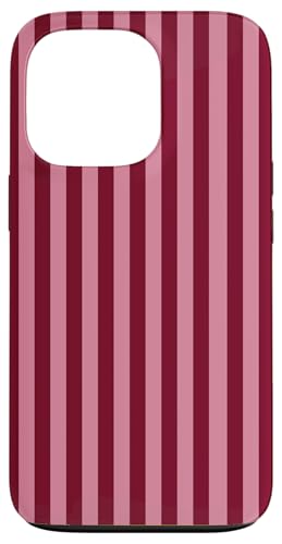 Burgundy and Pink Stripes Geometric Vertical Lines Trendy Hülle für iPhone 13 Pro Burgundy and Pink Stripes Geometric Vertical Lines Trendy Hülle für iPhone 13 Pro von Annalisse Striped Creations