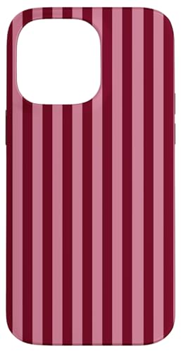 Burgundy and Pink Stripes Geometric Vertical Lines Trendy Hülle für iPhone 14 Pro Max Burgundy and Pink Stripes Geometric Vertical Lines Trendy Hülle für iPhone 14 Pro Max von Annalisse Striped Creations