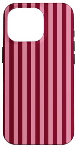 Burgundy and Pink Stripes Geometric Vertical Lines Trendy Hülle für iPhone 16 Pro Burgundy and Pink Stripes Geometric Vertical Lines Trendy Hülle für iPhone 16 Pro von Annalisse Striped Creations
