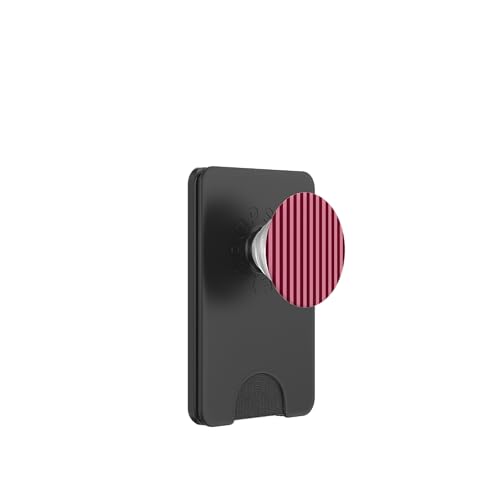 Burgundy and Pink Stripes Geometric Vertical Lines Trendy PopSockets PopWallet für MagSafe Burgundy and Pink Stripes Geometric Vertical Lines Trendy PopSockets PopWallet für MagSafe von Annalisse Striped Creations
