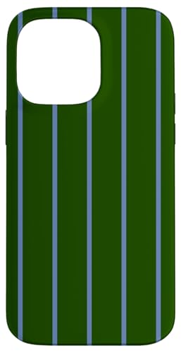 Dark Green and Blue Stripes Thin Vertical Lines Retro Style Hülle für iPhone 14 Pro Max Dark Green and Blue Stripes Thin Vertical Lines Retro Style Hülle für iPhone 14 Pro Max von Annalisse Striped Creations