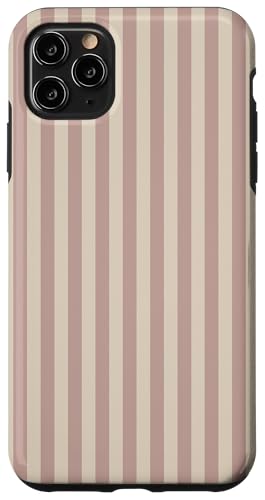 Dusty Rose Beige Stripes Geometric Vertical Lines Pattern Hülle für iPhone 11 Pro Max Dusty Rose Beige Stripes Geometric Vertical Lines Pattern Hülle für iPhone 11 Pro Max von Annalisse Striped Creations