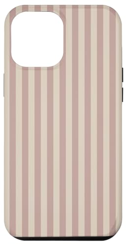 Dusty Rose Beige Stripes Geometric Vertical Lines Pattern Hülle für iPhone 12 Pro Max Dusty Rose Beige Stripes Geometric Vertical Lines Pattern Hülle für iPhone 12 Pro Max von Annalisse Striped Creations