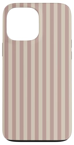 Dusty Rose Beige Stripes Geometric Vertical Lines Pattern Hülle für iPhone 13 Pro Max Dusty Rose Beige Stripes Geometric Vertical Lines Pattern Hülle für iPhone 13 Pro Max von Annalisse Striped Creations