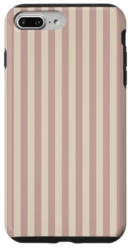 Dusty Rose Beige Stripes Geometric Vertical Lines Pattern Hülle für iPhone 7 Plus/8 Plus Dusty Rose Beige Stripes Geometric Vertical Lines Pattern Hülle für iPhone 7 Plus/8 Plus von Annalisse Striped Creations