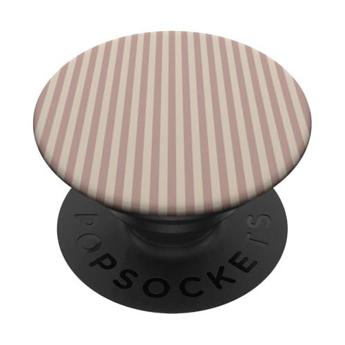 Dusty Rose Beige Stripes Geometric Vertical Lines Pattern PopSockets Klebender PopGrip Dusty Rose Beige Stripes Geometric Vertical Lines Pattern PopSockets Klebender PopGrip von Annalisse Striped Creations