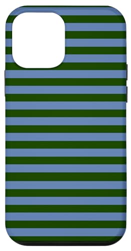 Green and Blue Stripes Geometric Horizontal Lines Pattern Hülle für iPhone 12 mini Green and Blue Stripes Geometric Horizontal Lines Pattern Hülle für iPhone 12 mini von Annalisse Striped Creations