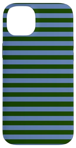 Green and Blue Stripes Geometric Horizontal Lines Pattern Hülle für iPhone 14 Plus Green and Blue Stripes Geometric Horizontal Lines Pattern Hülle für iPhone 14 Plus von Annalisse Striped Creations