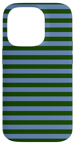 Green and Blue Stripes Geometric Horizontal Lines Pattern Hülle für iPhone 14 Pro Green and Blue Stripes Geometric Horizontal Lines Pattern Hülle für iPhone 14 Pro von Annalisse Striped Creations