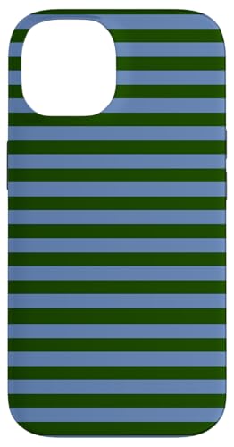 Green and Blue Stripes Geometric Horizontal Lines Pattern Hülle für iPhone 14 Green and Blue Stripes Geometric Horizontal Lines Pattern Hülle für iPhone 14 von Annalisse Striped Creations