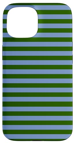Green and Blue Stripes Geometric Horizontal Lines Pattern Hülle für iPhone 15 Green and Blue Stripes Geometric Horizontal Lines Pattern Hülle für iPhone 15 von Annalisse Striped Creations