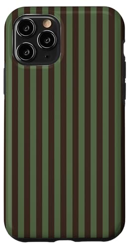 Green and Chocolate Stripes Geometric Vertical Lines Pattern Hülle für iPhone 11 Pro Green and Chocolate Stripes Geometric Vertical Lines Pattern Hülle für iPhone 11 Pro von Annalisse Striped Creations