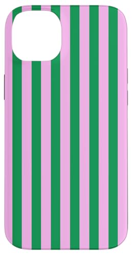 Green and Pink Stripes Geometric Vertical Lines Cute Pattern Hülle für iPhone 14 Plus Green and Pink Stripes Geometric Vertical Lines Cute Pattern Hülle für iPhone 14 Plus von Annalisse Striped Creations