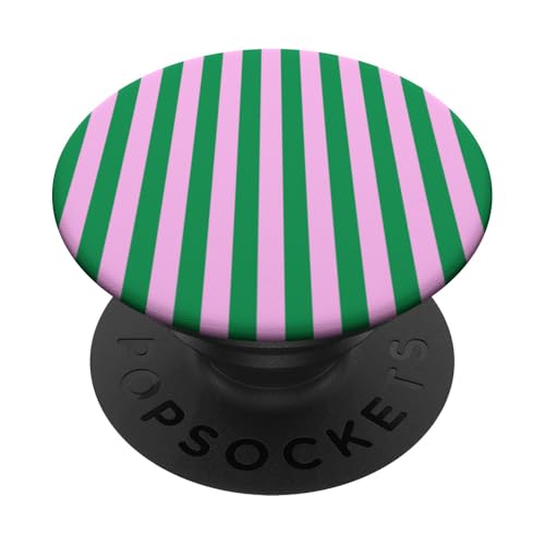 Green and Pink Stripes Geometric Vertical Lines Cute Pattern PopSockets Klebender PopGrip Green and Pink Stripes Geometric Vertical Lines Cute Pattern PopSockets Klebender PopGrip von Annalisse Striped Creations