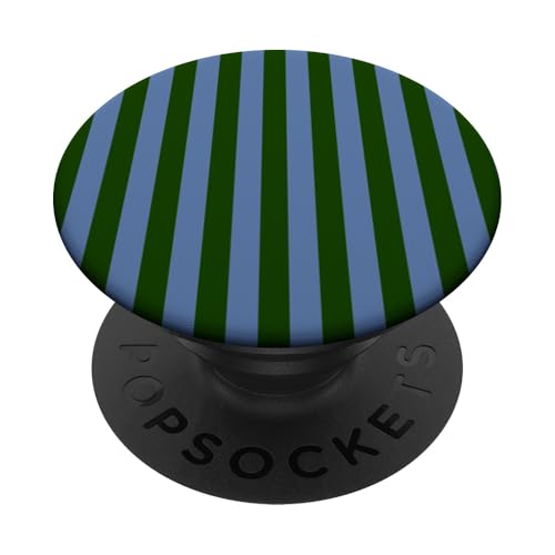Grüne und blaue Streifen, geometrisches vertikales Linienmuster PopSockets Klebender PopGrip Grüne und blaue Streifen, geometrisches vertikales Linienmuster PopSockets Klebender PopGrip von Annalisse Striped Creations