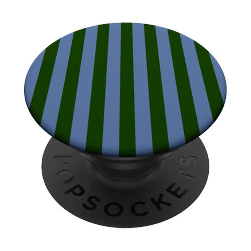 Grüne und blaue Streifen, geometrisches vertikales Linienmuster PopSockets Klebender PopGrip Grüne und blaue Streifen, geometrisches vertikales Linienmuster PopSockets Klebender PopGrip von Annalisse Striped Creations