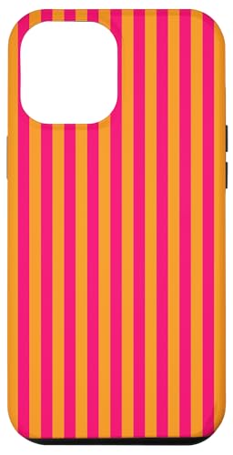 Hülle für iPhone 14 Pro Max Pink and Yellow Vertical Stripes Retro Trendy Lines Hülle für iPhone 14 Pro Max Pink and Yellow Vertical Stripes Retro Trendy Lines von Annalisse Striped Creations
