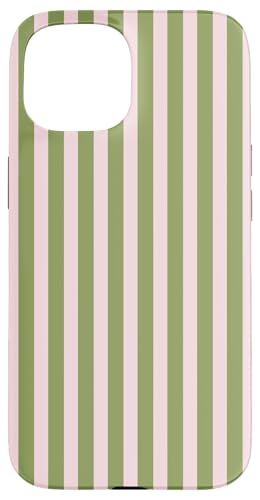 Olive Green and Pink Stripes Vertical Lines Preppy Aesthetic Hülle für iPhone 15 Olive Green and Pink Stripes Vertical Lines Preppy Aesthetic Hülle für iPhone 15 von Annalisse Striped Creations