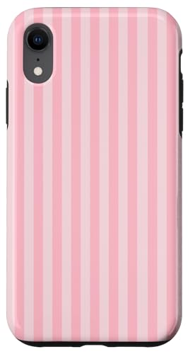 Pastel Pink Stripes Geometric Vertical Lines Trendy Pattern Hülle für iPhone XR Pastel Pink Stripes Geometric Vertical Lines Trendy Pattern Hülle für iPhone XR von Annalisse Striped Creations
