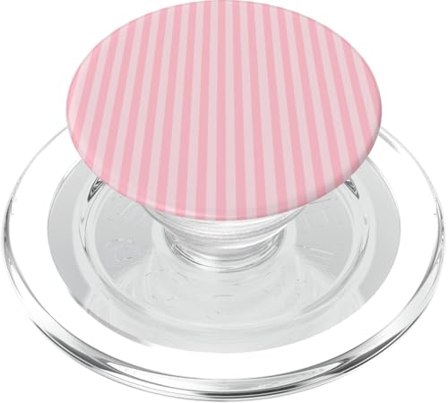 Pastel Pink Stripes Geometric Vertical Lines Trendy Pattern PopSockets PopGrip für MagSafe Pastel Pink Stripes Geometric Vertical Lines Trendy Pattern PopSockets PopGrip für MagSafe von Annalisse Striped Creations