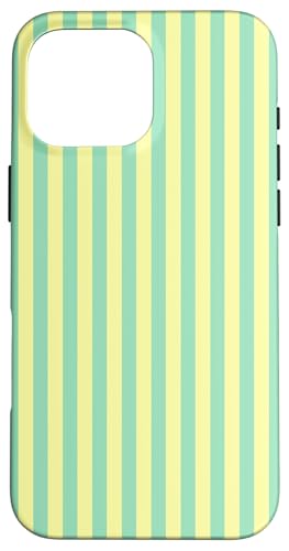 Pastel Yellow and Green Vertical Stripes Trendy Lines Hülle für iPhone 16 Pro Max Pastel Yellow and Green Vertical Stripes Trendy Lines Hülle für iPhone 16 Pro Max von Annalisse Striped Creations